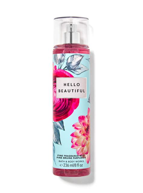 bath and body works fragrance mist best seller 2023|hello beautiful fine fragrance mist.